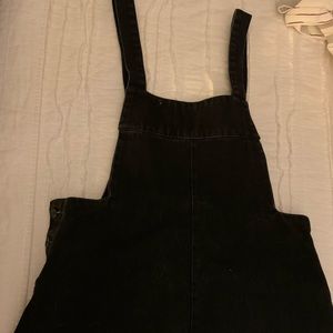 Black overalls - skirt overalls